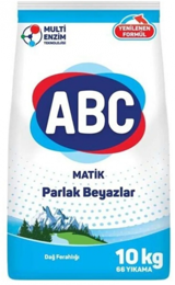 ABC Matik Dağ Ferahlığı Beyazlar İçin 66 Yıkama Toz Deterjan 10 kg