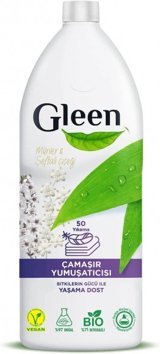 Gleen Konsantre Mürver & Şeftali Çiçeği 50 Yıkama Yumuşatıcı 1 lt