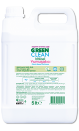 U Green Clean Organik Yağlı 100 Yıkama Yumuşatıcı 5 lt
