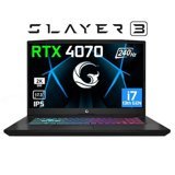 GAME GARAJ Slayer3 QHD 10XL-4070 C3 Harici GeForce RTX 4070 Intel Core i7 64 GB Ram DDR4 2 TB SSD 17.3 inç QHD FreeDos Gaming Notebook Laptop
