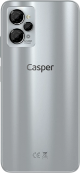Casper Via X30 128 Gb Hafıza 8 Gb Ram 6.5 İnç 48 MP Ips Lcd Ekran Android Akıllı Cep Telefonu Gri