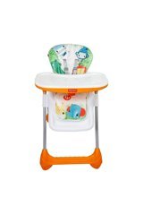 Fisher Price Metal Emniyet Kemeri 15 kg Kapasiteli Tepsili Katlanır Mama Sandalyesi Beyaz