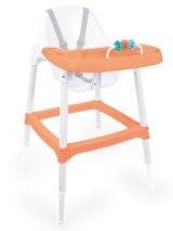 Dolu Oyuncak Plastik Emniyet Kemeri Tepsili Katlanır Portatif Mama Sandalyesi Kahverengi