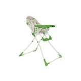 Comfymax Eco Metal Emniyet Kemeri 15 kg Kapasiteli Tepsili Katlanır Portatif Mama Sandalyesi Yeşil