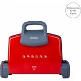 Homend 1331H 4 Dilim Granit Çıkarılabilir Plaka 1800 W Izgara Kırmızı Tost Makinesi