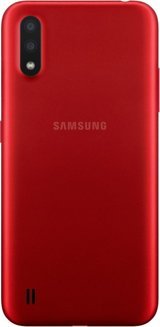 Samsung Galaxy A01 16 Gb Hafıza 2 Gb Ram 5.7 İnç 13 MP Pls Ekran Android Akıllı Cep Telefonu Kırmızı