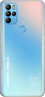 General Mobile Gm 21 Pro 128 Gb Hafıza 6 Gb Ram 6.67 İnç 48 MP Çift Hatlı Ips Lcd Ekran Android Akıllı Cep Telefonu Mavi
