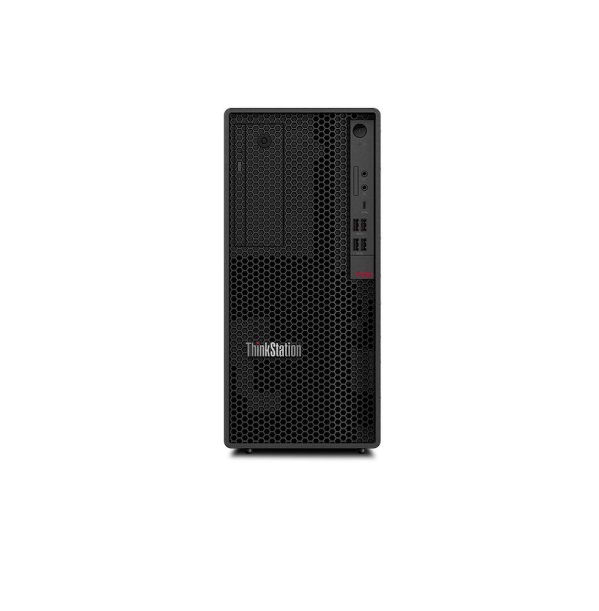 Lenovo DWS ThinkStation P350 Xeon Harici GeForce RTX 3060 Ekran Kartlı AMD Ryzen 9 Intel Xeon 32 GB Ram DDR4 1 TB SSD Mid Tower Windows 11 Home Masaüstü Bilgisayar