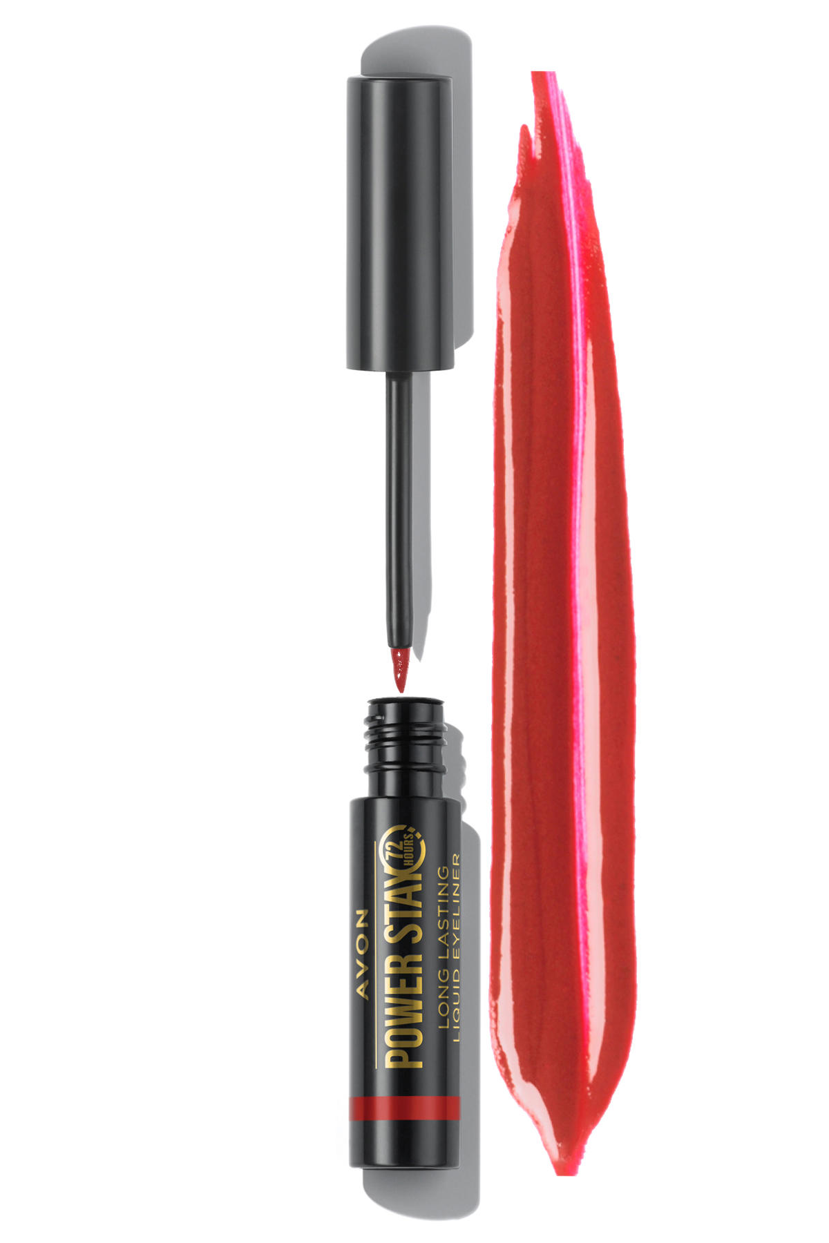 Avon Power Stay Likit Liner Suya Dayanıklı Mat Kırmızı Kalıcı Likit Eyeliner