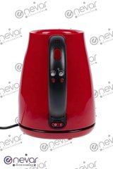 Heifer Otomatik Cam Demlikli 1500 W Işıklı Plastik Kırmızı Çay Makinesi