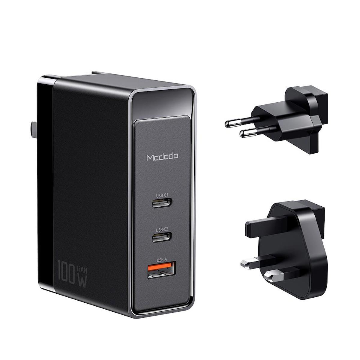 Mcdodo CH-8101 Universal USB Kablolu Hızlı Şarj Aleti Siyah