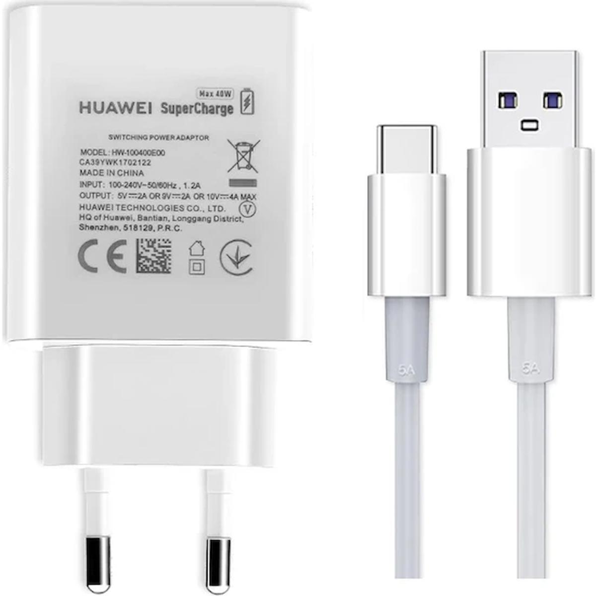 Huawei Huawei Kablolu 40 W Hızlı Şarj Aleti Beyaz