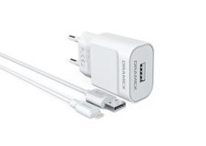 Dramex D21l iPhone Lightning Kablolu 2.1 Amper Hızlı Şarj Aleti Beyaz