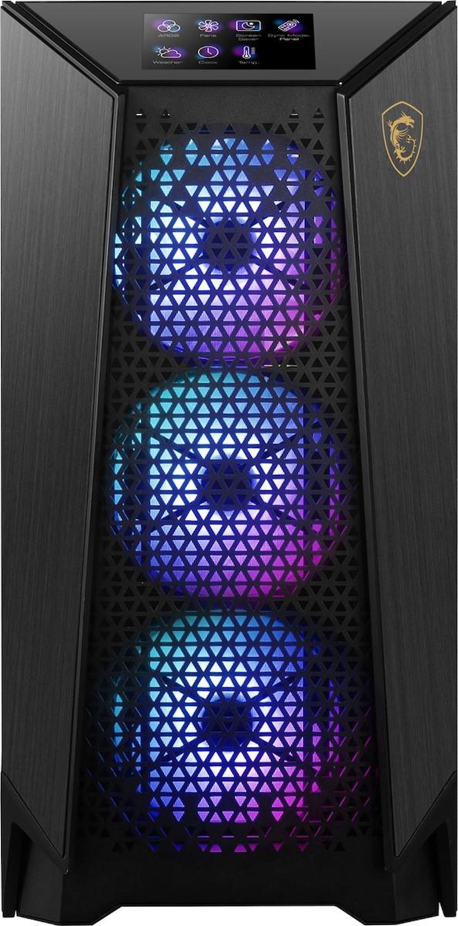 Msi Meg Prospect 700R RGB Mesh 4 Fanlı Siyah Dikey Kullanım ATX Oyuncu Bilgisayar Kasası