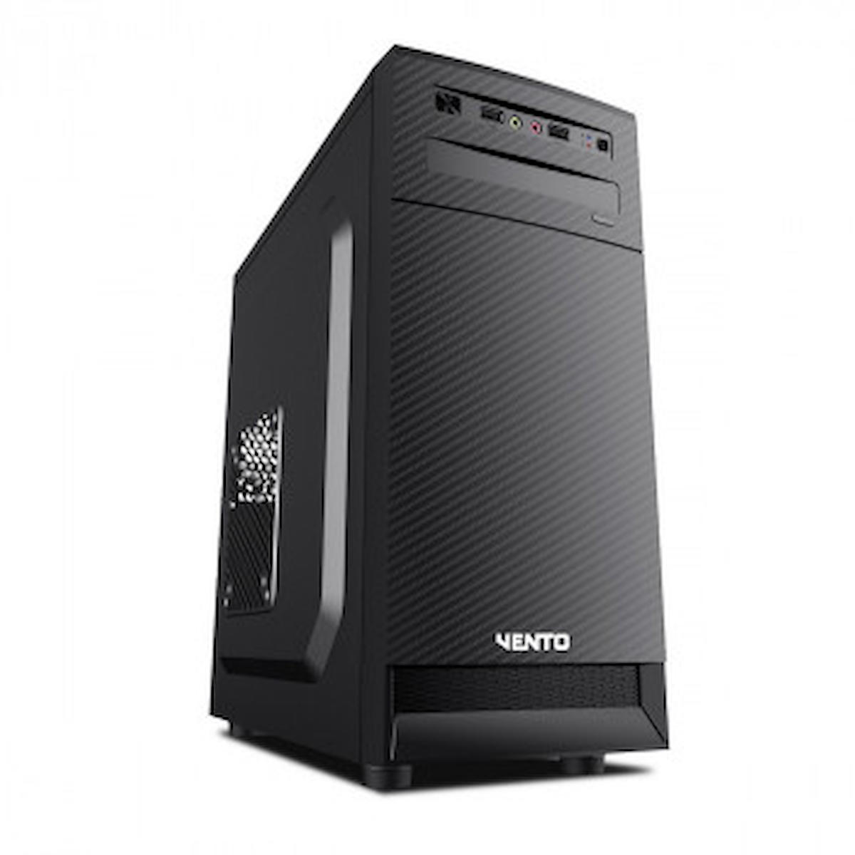 Vento TA-K62 500 W Siyah Dikey Kullanım ATX Bilgisayar Kasası