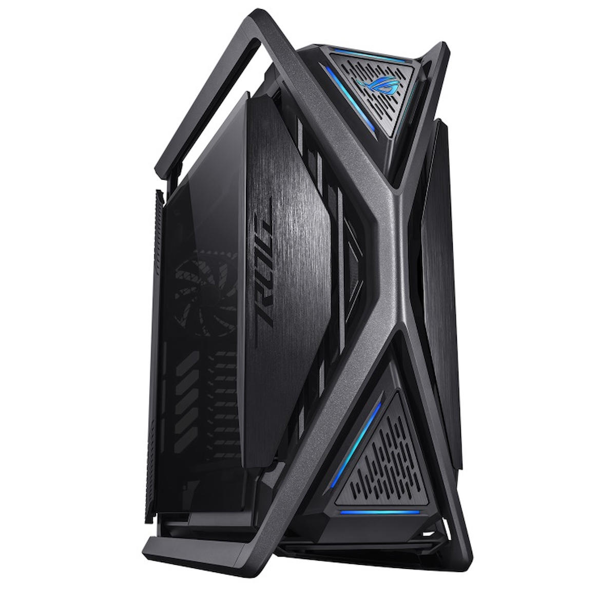 Asus ROG Hyperion GR701 RGB Mesh 4 Fanlı Siyah Dikey Kullanım E-ATX Oyuncu Bilgisayar Kasası
