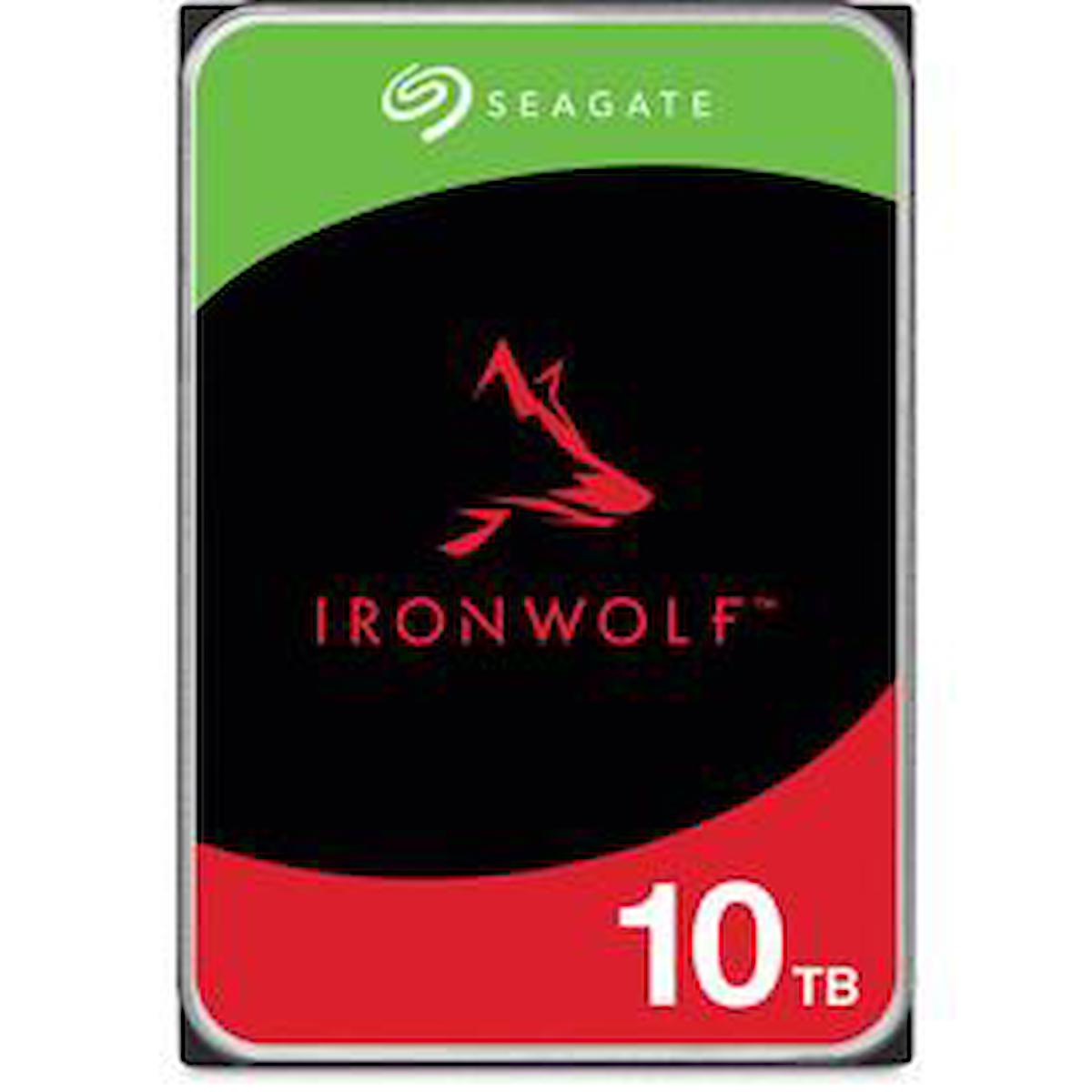 Seagate Ironwolf ST10000VN000 10 TB 3.5 inç 256 MB SATA 3.0 Nas Harddisk