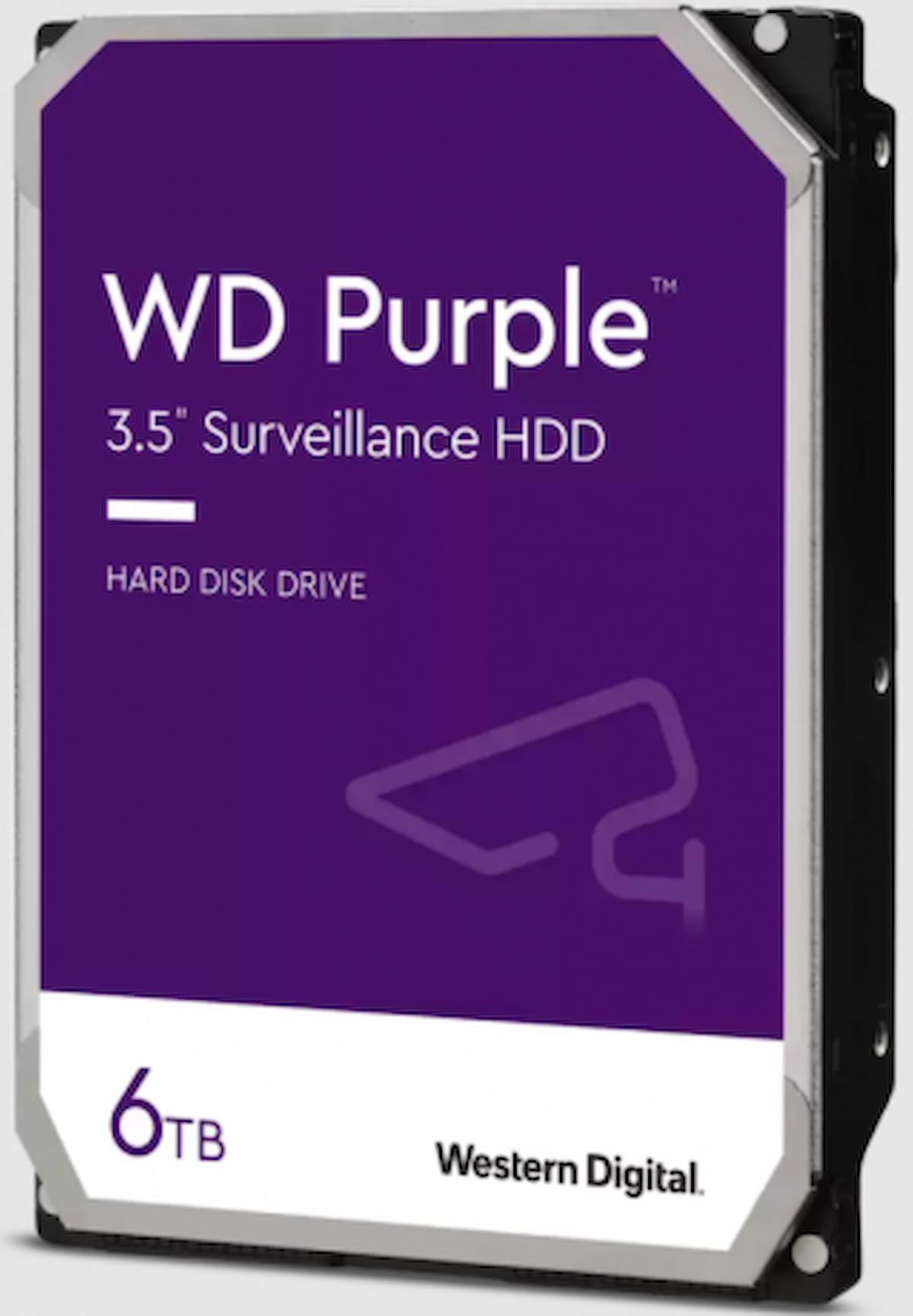 Western Digital WD Purple WD64PURZ 3.5 inç 5400 RPM 256 MB SATA 3.0 Güvenlik Kamerası Harddisk