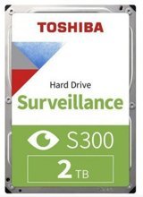 Toshiba S300 HDWT720UZSVA 2 TB 3.5 inç 5400 RPM 128 MB SATA 3.0 Güvenlik Kamerası Harddisk