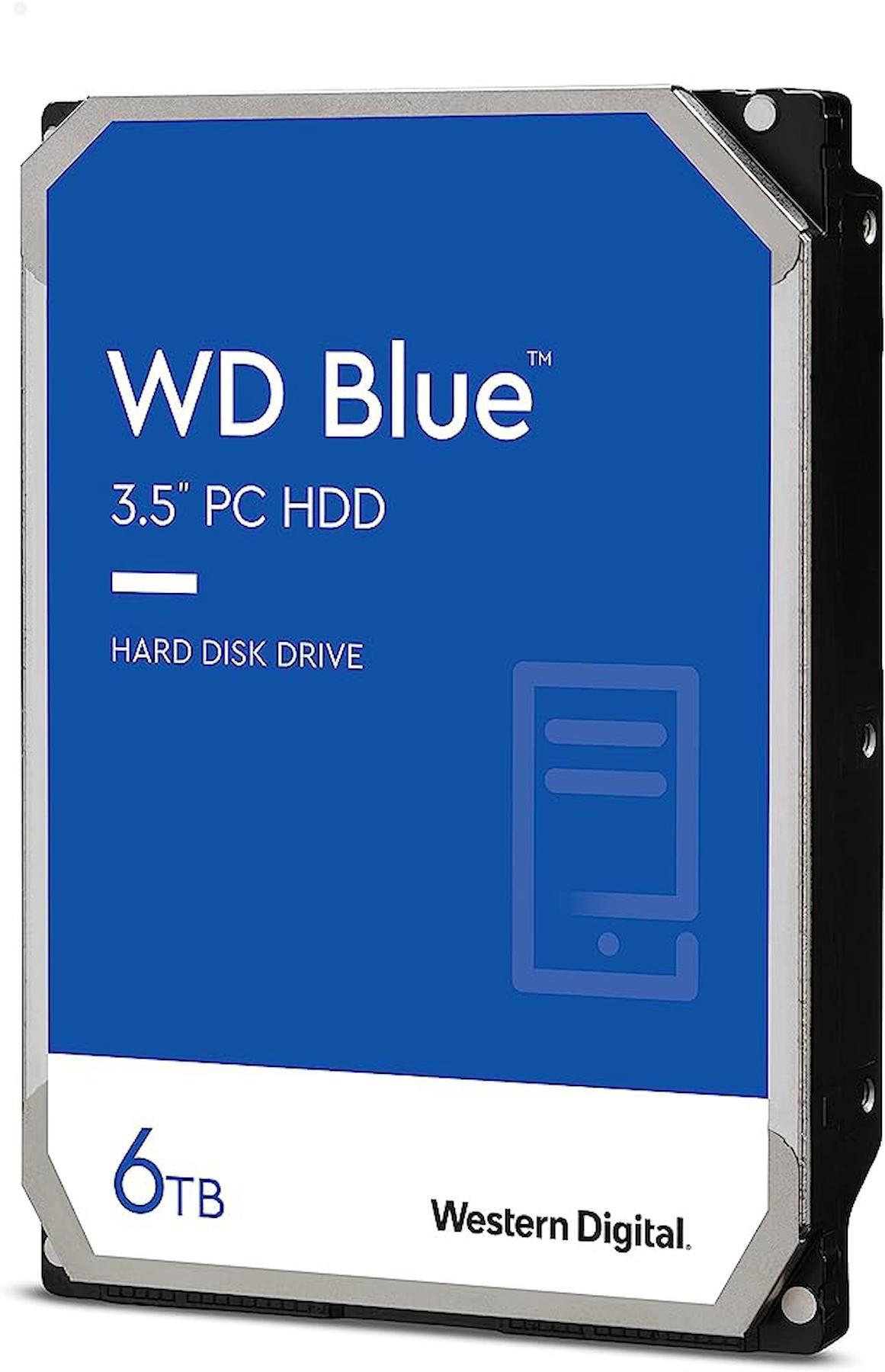 Western Digital Blue WD60EZAZ 6 TB 3.5 inç 5400 RPM 256 MB SATA 3.0 PC Harddisk