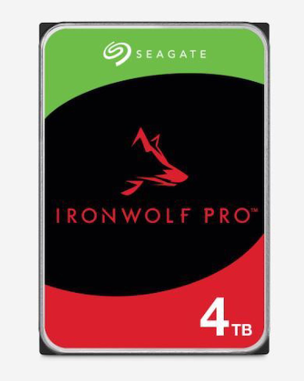 Seagate Ironwolf Pro New ST4000NT001 4 TB 3.5 inç 7200 RPM 256 MB SATA 3.0 Nas Harddisk