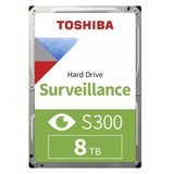 Toshiba S300 HDWT380UZSVA 8 TB 3.5 inç 7200 RPM 256 MB SATA 3.0 Güvenlik Kamerası Harddisk