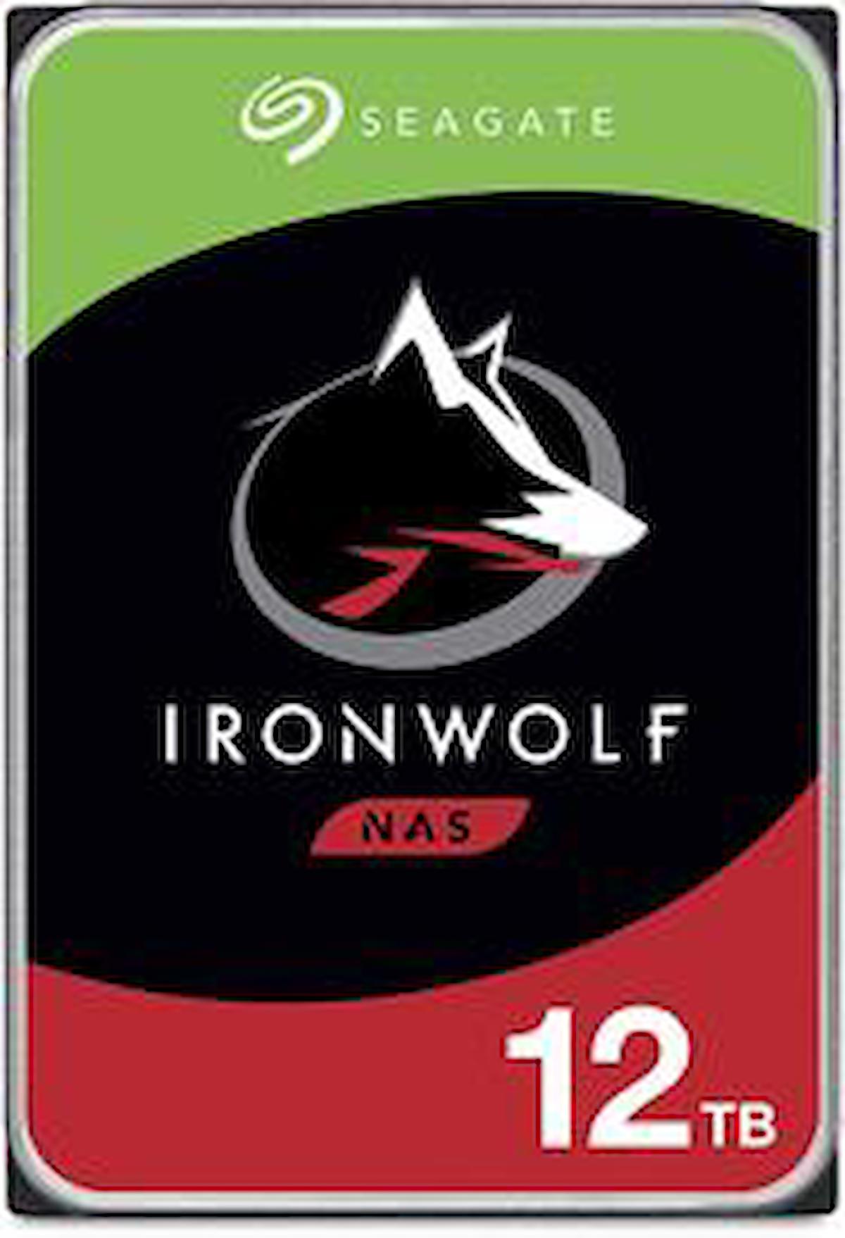 Seagate Ironwolf ST12000VN0008 12 TB 3.5 inç 256 MB SATA 3.0 Nas Harddisk