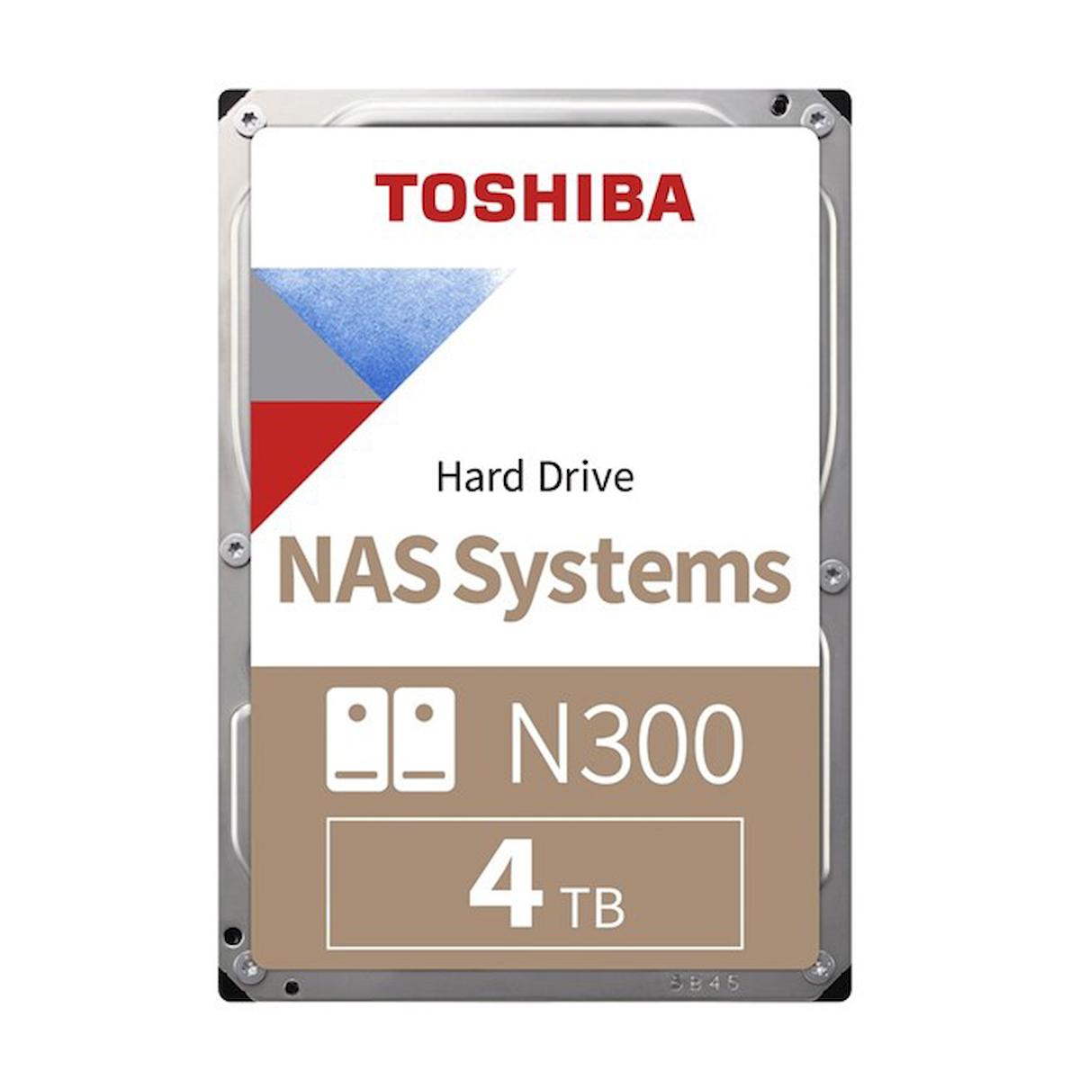 Toshiba N300 HDWQ140UZSVA 4 TB 3.5 inç 7200 RPM 128 MB SATA 3.0 Nas Harddisk