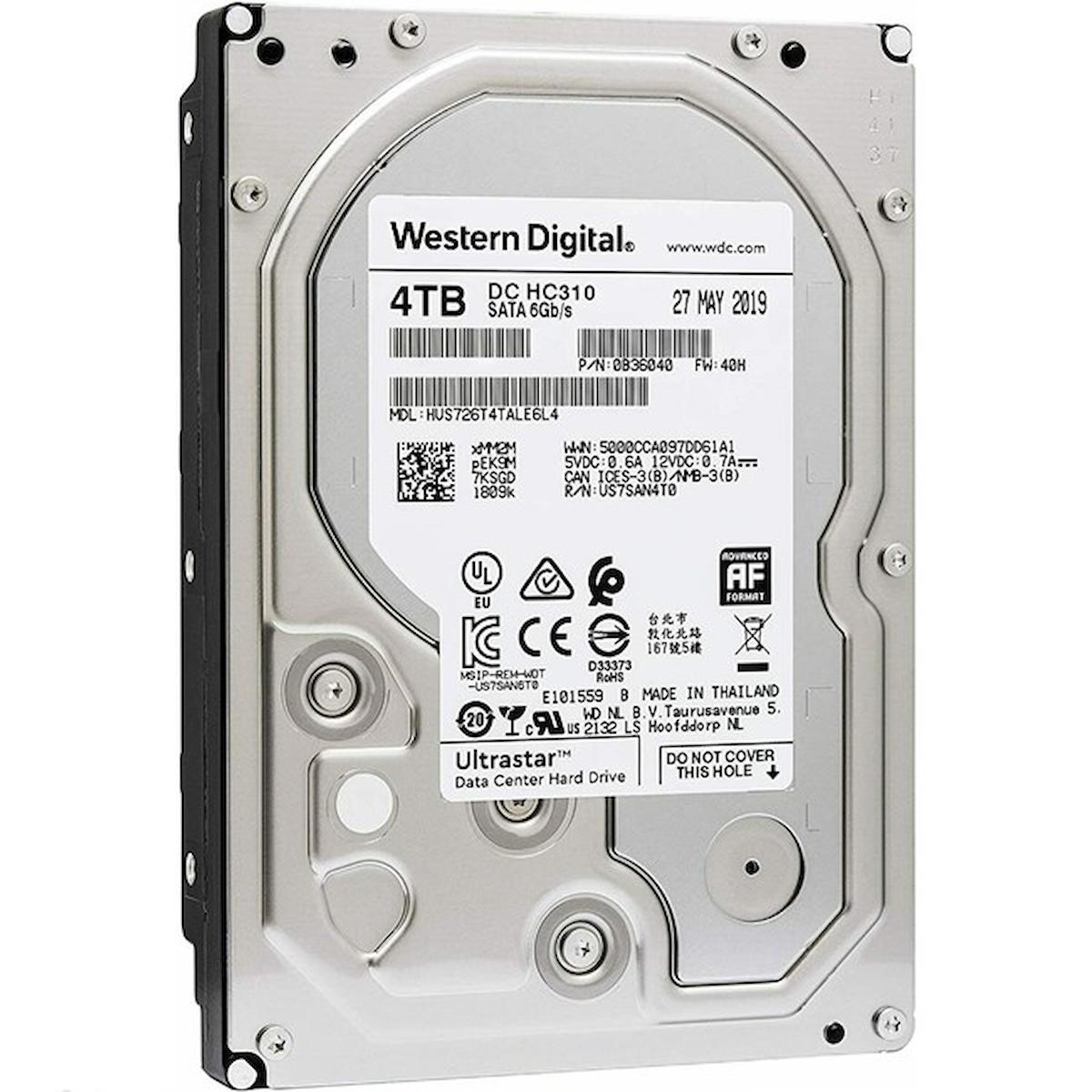Western Digital Ultrastar 0B35950 4 TB 3.5 inç 256 MB PC Harddisk