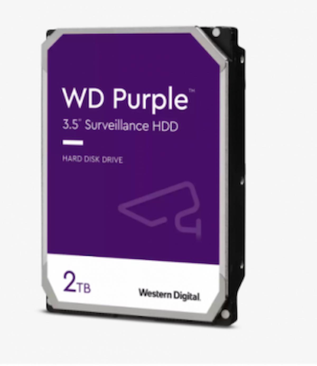 Western Digital WD Purple WD23PURZ 2 TB 3.5 inç 5400 RPM 64 MB SATA 3.0 Güvenlik Kamerası Harddisk