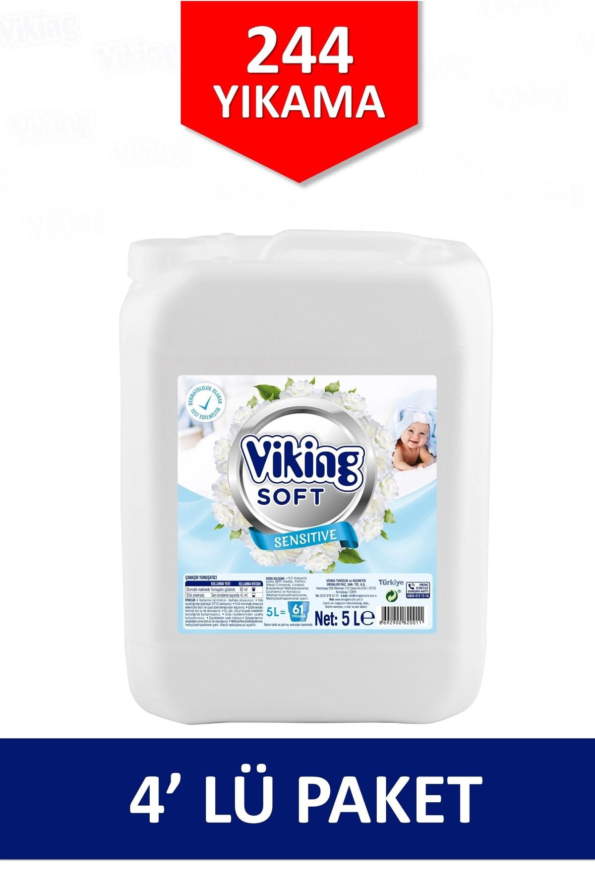 Viking Sensitive 61 Yıkama Yumuşatıcı 4 x 5 lt