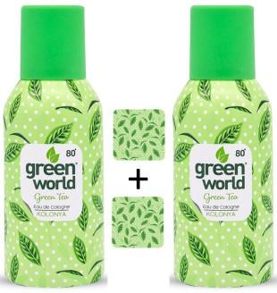 Green World Yeşil Çay Sprey Kolonya 150 ml 2'li