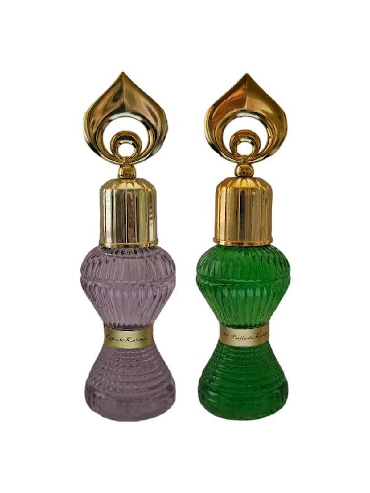 Beluci Fıstık Cam Şişe 100 ml + Lila 100 ml Kolonya 2'li Set