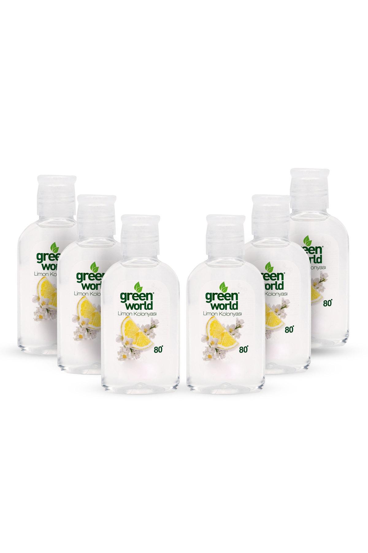 Green World Limon Kolonya 50 ml 6'lı