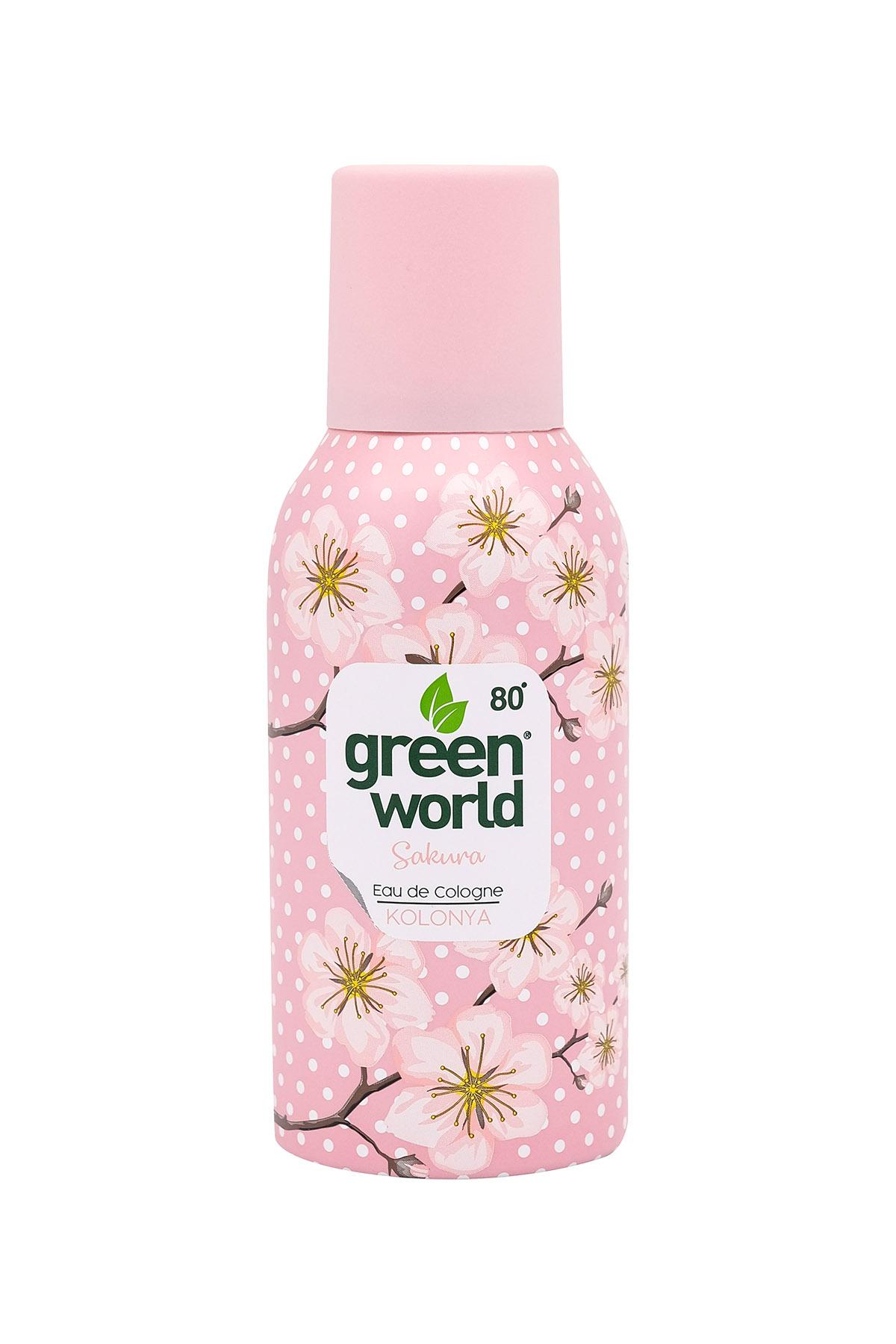 Green World Sakura Sprey Kolonya 150 ml