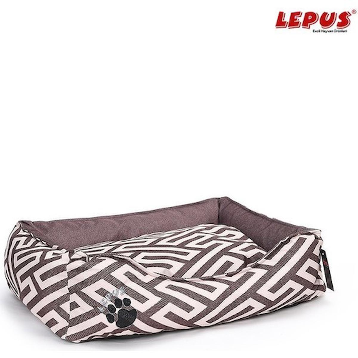 Lepus Premium Büyük Irk İç Mekan Köpek Yatağı Kahverengi
