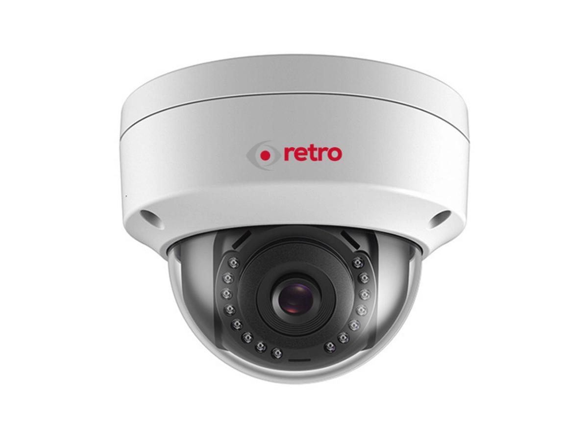 Retro RT-2CD1121 Ethernet Mini 1 Kameralı 360 Derece Dönen Gece Görüşlü Dış Mekan Kablolu Güvenlik Kamerası
