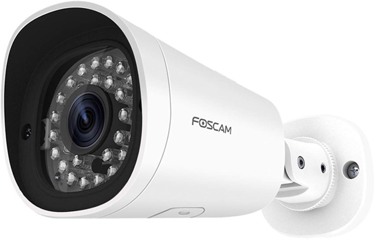 Foscam 2304x1536 Analog 1 Kameralı Gece Görüşlü IP Dış Mekan Kablolu Güvenlik Kamerası