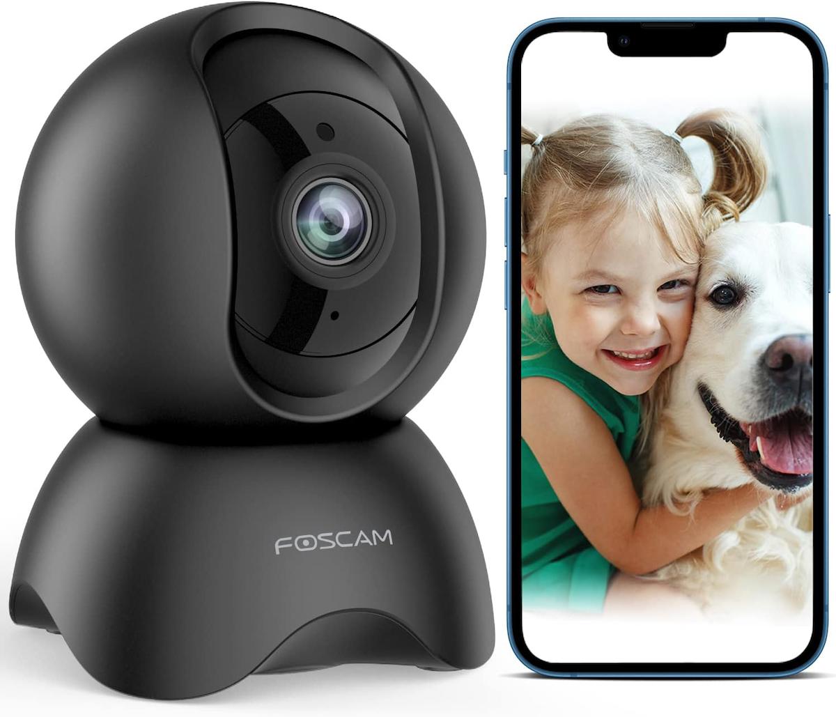 Foscam Analog Mini 1 Kameralı 360 Derece Dönen Gece Görüşlü IP İç Mekan Kablolu Güvenlik Kamerası