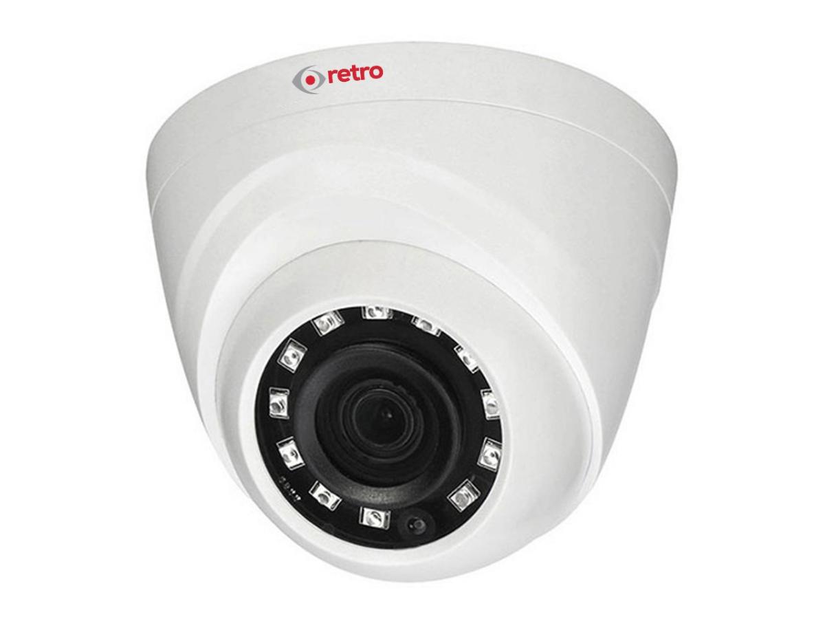 Retro RD-1400R-D Ethernet Mini 1 Kameralı 360 Derece Dönen Gece Görüşlü Dış Mekan Kablolu Güvenlik Kamerası