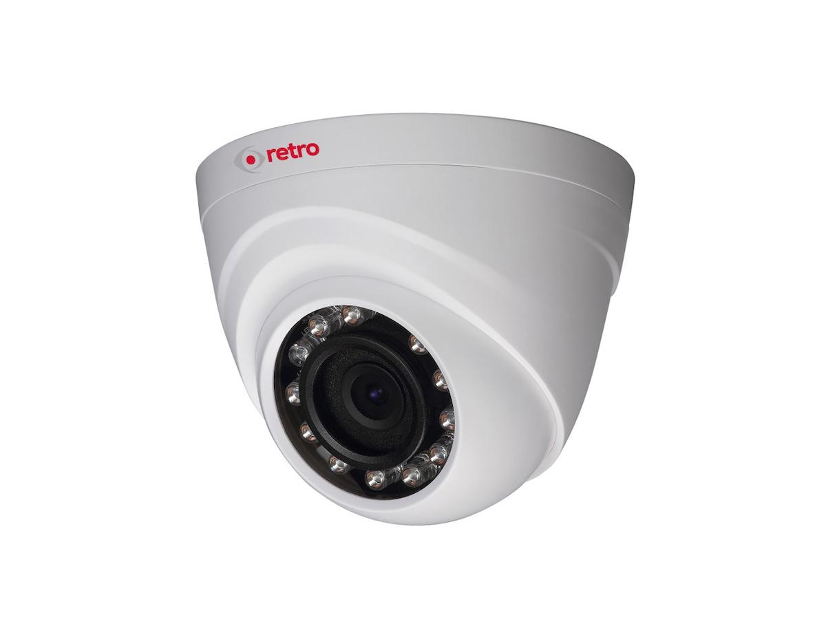 Retro RD-1000RP-D Ethernet Mini 1 Kameralı 360 Derece Dönen Gece Görüşlü Dış Mekan Kablolu Güvenlik Kamerası