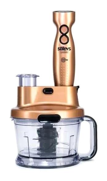 Stilevs Sgh22052 Çift Bıçaklı Blender Seti Siyah