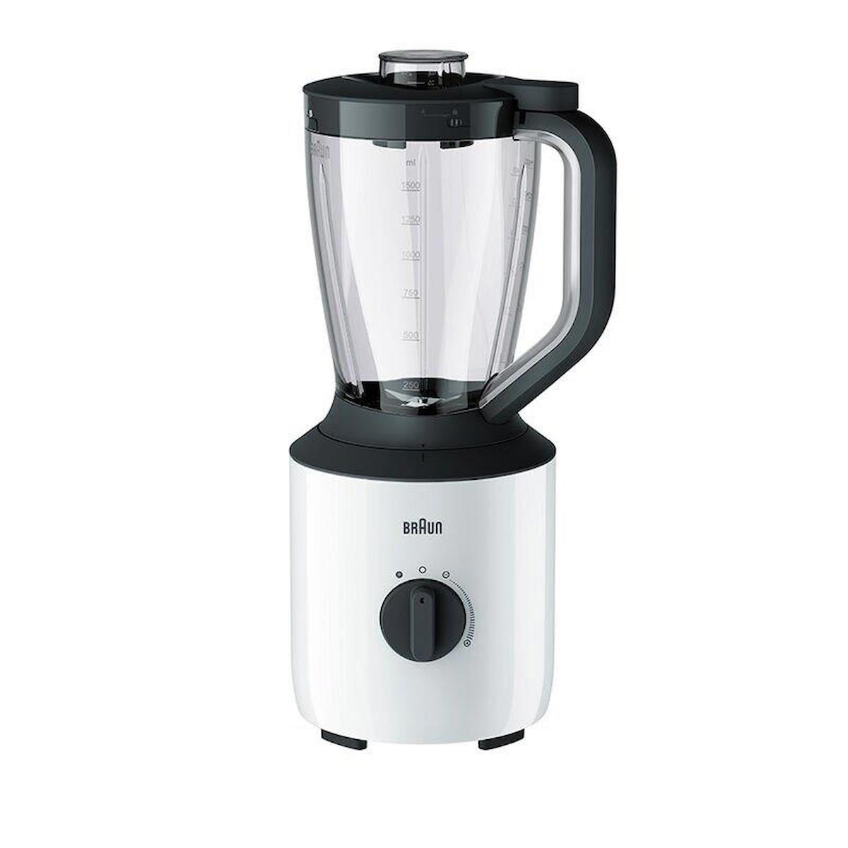 Braun Jb 3100 1.5 lt Turbolu 4 Bıçaklı Sürahili Blender Beyaz