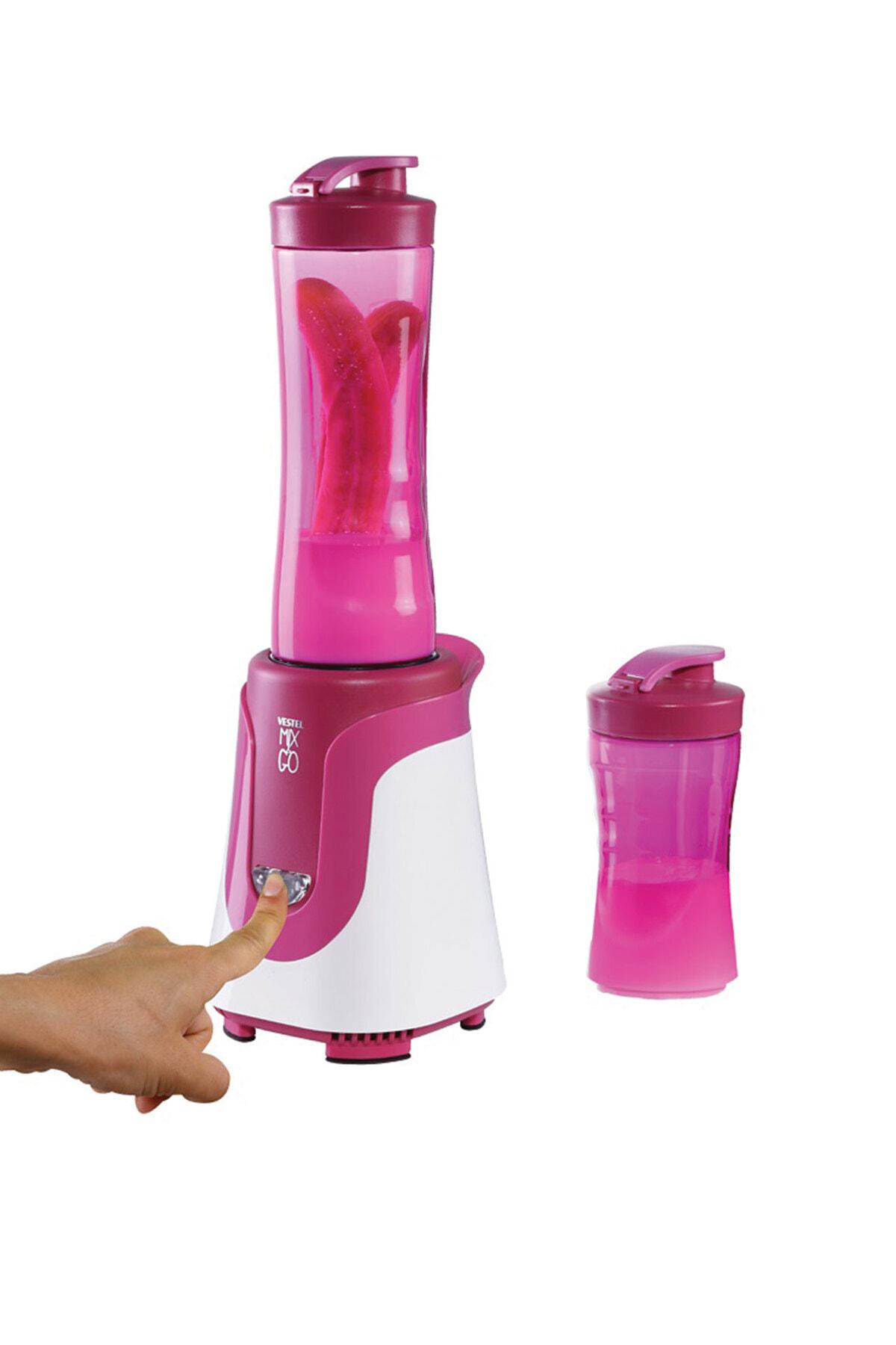 By Hanedan 600 ml Çift Bıçaklı Blender Seti Pembe