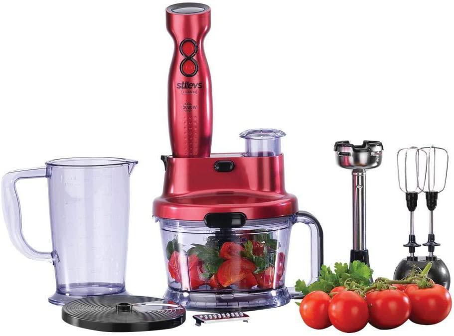 Stilevs Sgh22053 Çift Bıçaklı Blender Seti Siyah