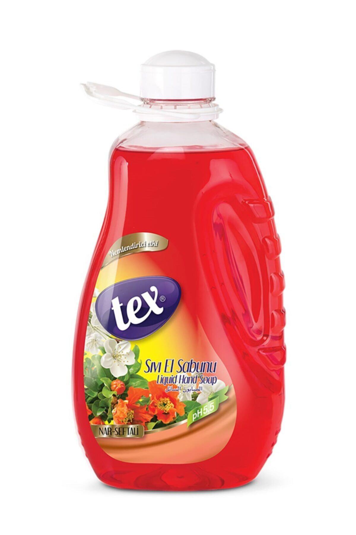 Tex Nar - Şeftali Nemlendiricili Sıvı Sabun 2 lt Tekli