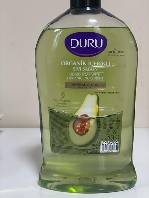 Duru Avokado Nemlendiricili Organik Sıvı Sabun 1.5 lt Tekli