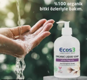 Ecos3 Manolya Nemlendiricili Organik Sıvı Sabun 500 ml Tekli