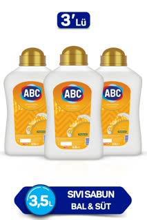 ABC Bal - Süt Sıvı Sabun 3 x 3.5 lt 3'lü