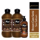 Sleepy Premium Brown Care Nemlendiricili Sıvı Sabun 1.5 lt 3'lü